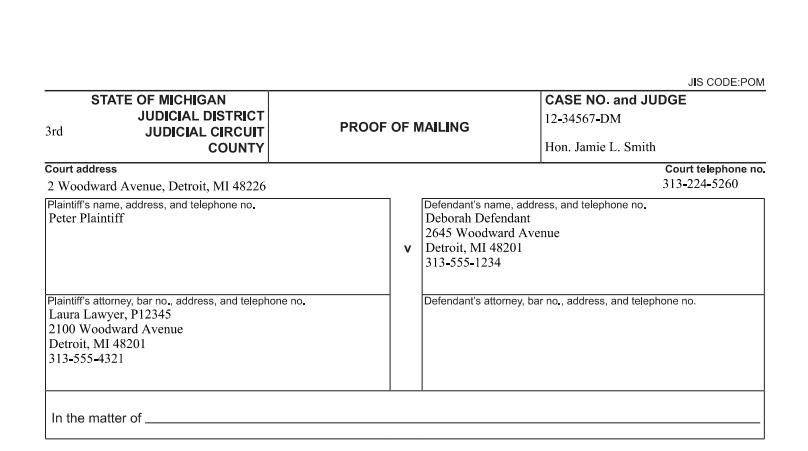 caption showing how to fill out versus title